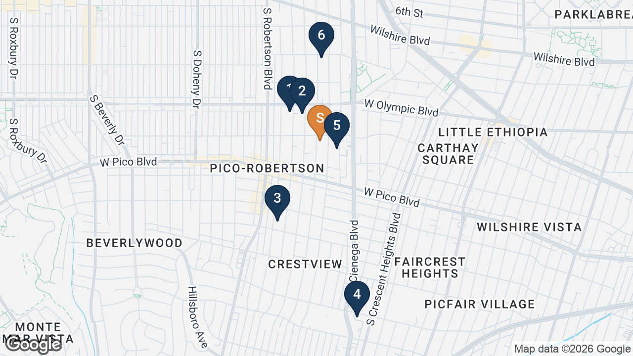 On-Market Comps Map