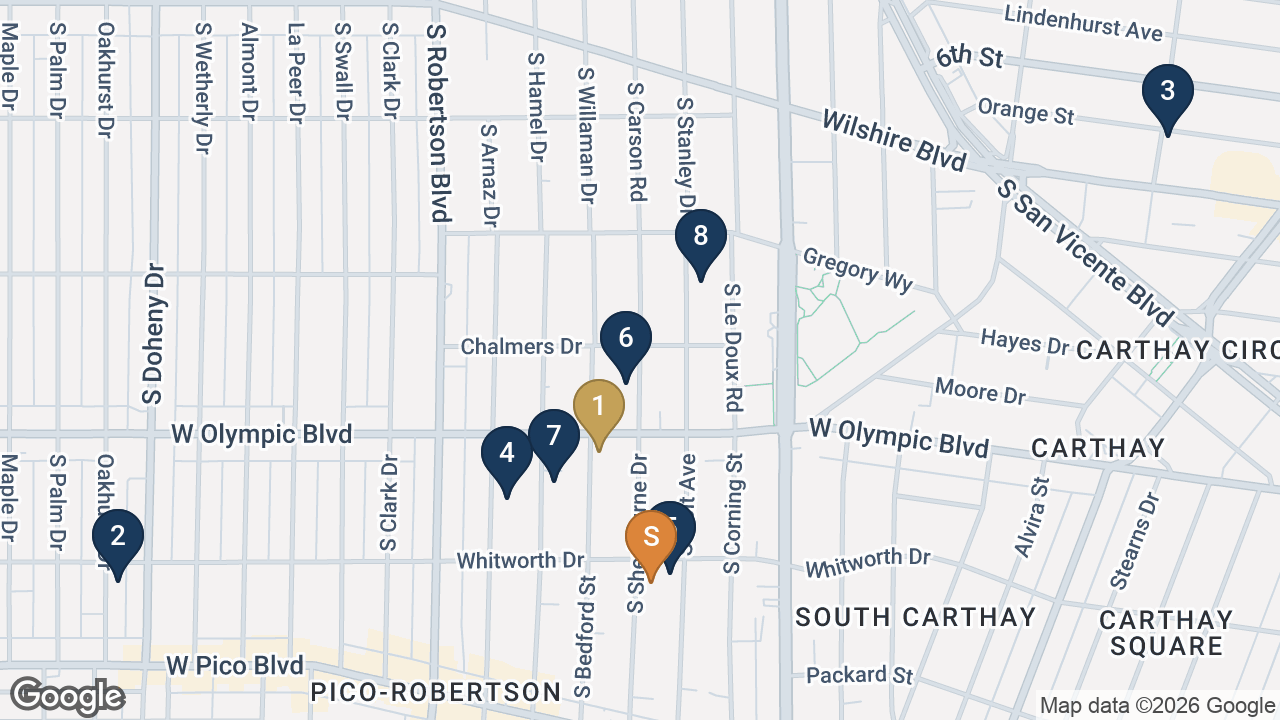 Sale Comps Map